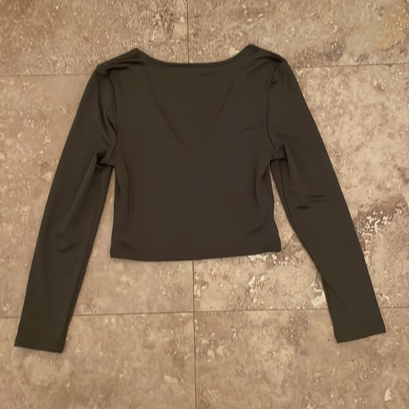 Army Green Top from Shein! NWOT! - Picture 2 of 2